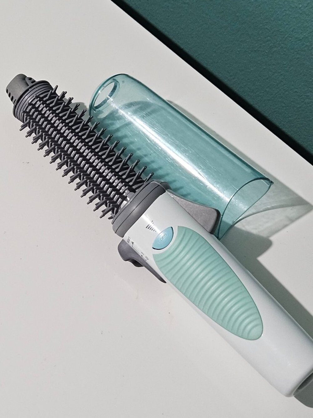 Braun Independent Model 3589 Steam Curler Hair Curling Tongs Cordless - White